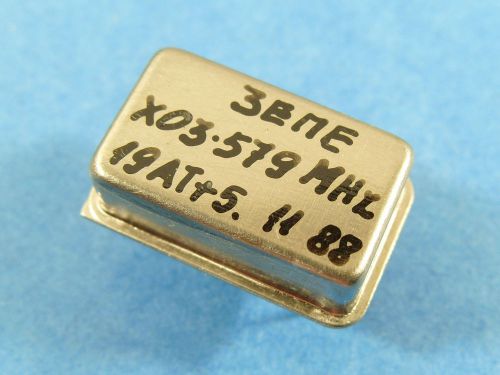 3.579MHz Crystal Oscillator, 5V 4 pin, Full size (DIP 14pin package) - 1pcs