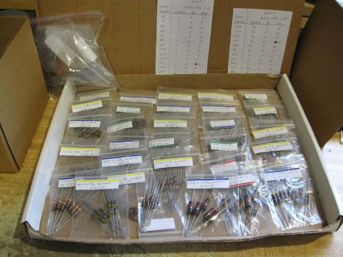 322 Resistor Kit In 37 Plastic Bags, Labeled