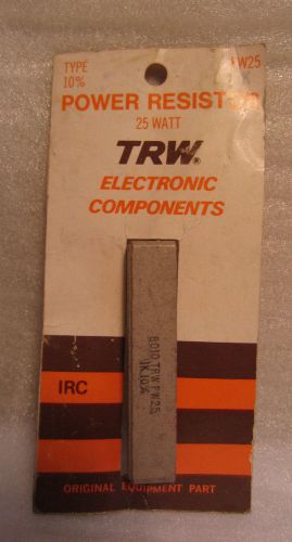 TRW Type 10% IRC PW25 1K Ohm 25W 8010 Electronic Component Resistor NIB