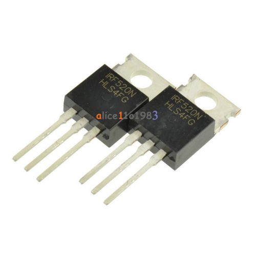 10pcs irf520n irf520 power mosfet n-channel to-220 for sale
