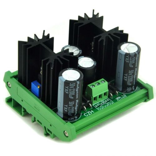 DIN Rail Mount Positive/Negative 1.25~37V DC Adjustable Voltage Regulator Module