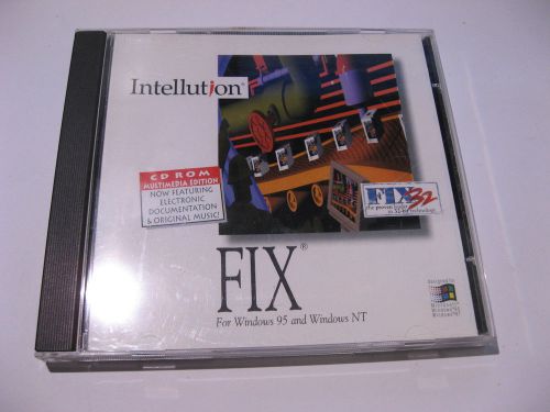 Intellution FIX v6.1 for W95 and Win NT Software CD - Used Original Package