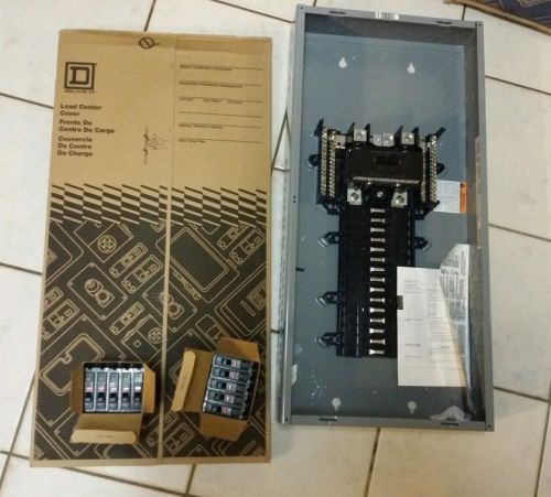 Square d qovp10 load center with 10 20a breakers for sale