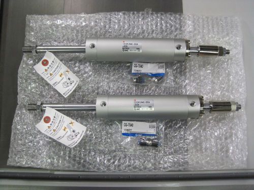 2 X SMC Non-Rotating Air Cylinders CDG1KUN49-100A-XC8 With Trunions Automation
