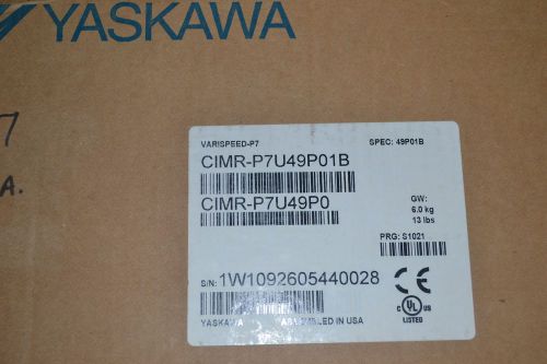 Brand New Yaskawa Varispeed P7 CIMR-P7U49P0 CIMR-P7U49P01B AC Drive