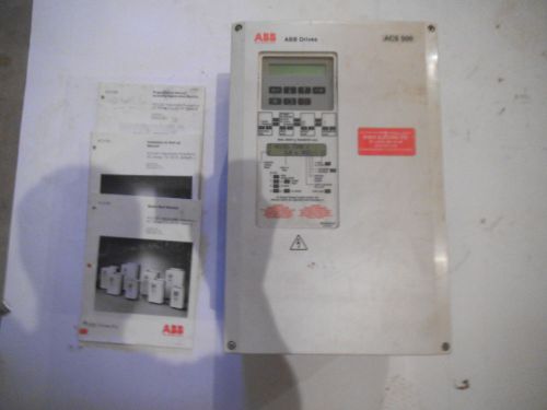 ABB 10 HP AC Motor Drive, ACS501-010-2-00P2, 208-240VAC 3 PH - Used