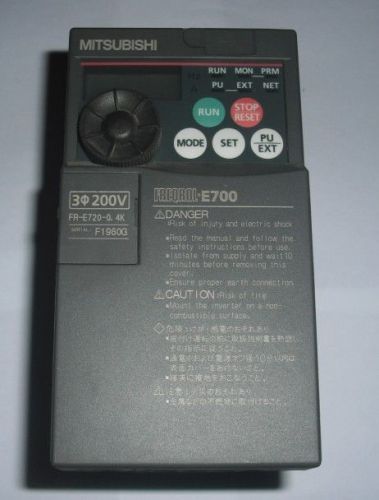 Used mitsubishi e700 series inverter fr-e720-0.4k 220v 0.4kw tested for sale