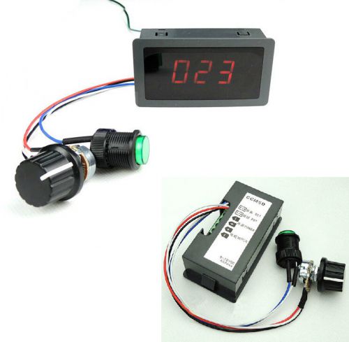 1pcs dc 6-30v 24v 8a display motor pwm speed controller cheap hot for sale