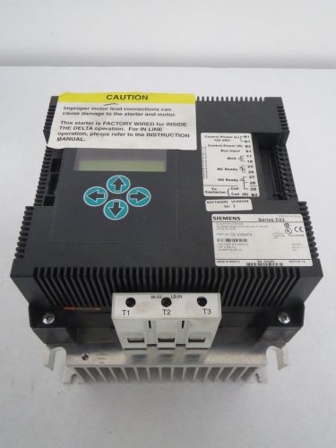 Siemens 72lv35afa series e03 120v-ac 75hp 80a elevator motor starter b401691 for sale