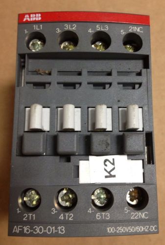 ABB AF16-30-01-13 Contactor 230V Coil