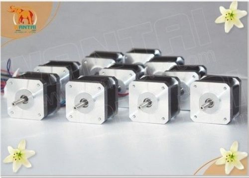 Us free wantai 10pcs nema17 stepper motor 4800g.cm,42byghw804,3d printers cnc for sale