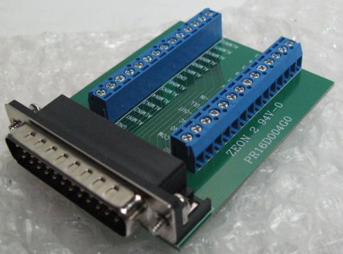 Zeon 2 94v-0 custom 25-pin serial port adapter pr16d004g0 nnb for sale