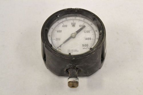 Ashcroft q-8451 duragauge pressure 0-1600kpa 5 in 1/2 in npt gauge b302410 for sale