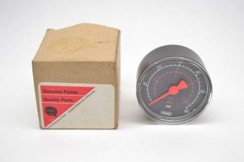 New fisher 11b8577x022 0-60psi 2 in 1/8 in npt pressure gauge b439689 for sale