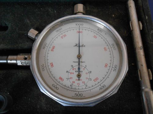 Vintage Hasler Bern Switzerland Tachometer 219880 with original case