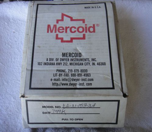 Nib mercoid pressure switch       da-31-153-3a for sale