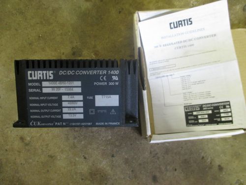 Curtis  DC/DC converter Model 1400E 48/60-1201  Output voltage 13.5