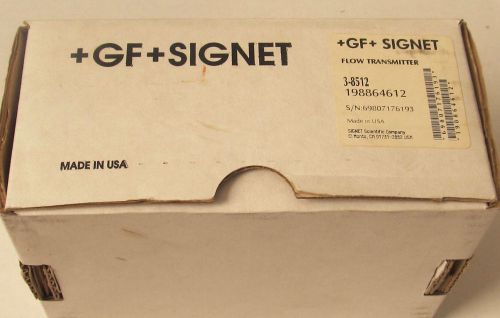 NEW GF+ SIGNET FLOW TRANSMITTER 3-8512 198864612