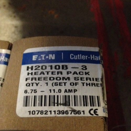 NIB -2 boxes Cutler Hammer H2010B-3 Heater Pack Freedom Series 6.75-11.0 Amp
