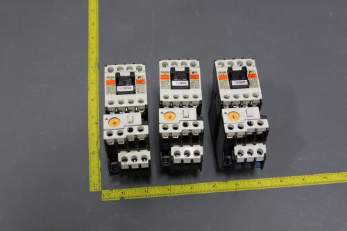 3 fuji electric non-rev ac contactor w/surge/thermovrload sc-0/g (s15-1-356h) for sale