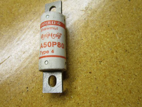 Gould Shawmut A50P80 FUSE SEMICONDUCTOR 80AMP 600V TYPE-4