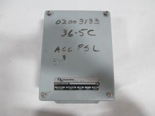 Dezurik 9276475 power supply 115/230v-ac 24v-dc 8w control d205293 for sale