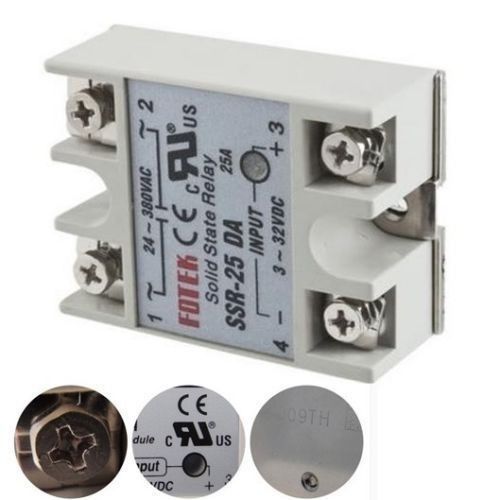 Solid State Relay For PID Temperature Controller Output 24V-380V 25A SSR-25 DA