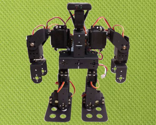 9 DOF Biped Robot Mechanical Leg Robot Servo Motor Bracket(NO Servo Motor)