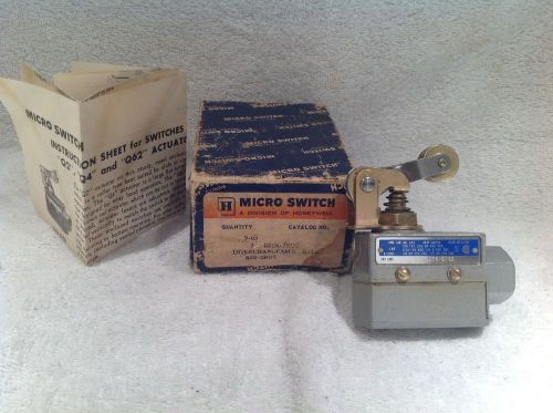 Honeywell bze6 2rq2 roller arm micro switch for sale