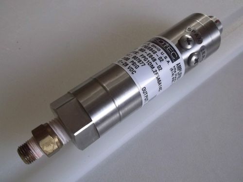 Sensotec high pressure transducer model fpg/e848-02 060-e848-02 2500 psig for sale