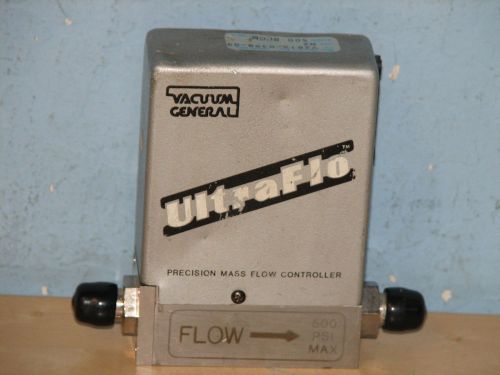 Vacuum general ultra flo 500 sccm / n2 precision mass flow controller mfc for sale