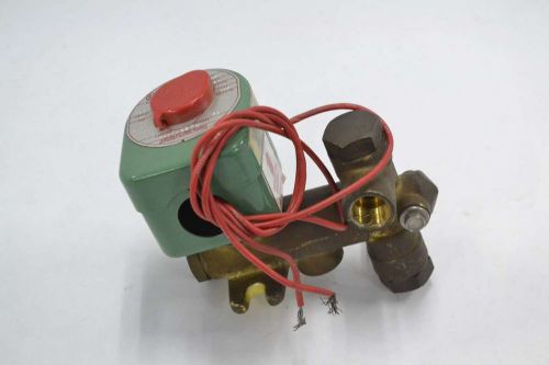 Asco 8300a82ru 3way 75psi 3/8in npt 120v-ac solenoid valve b354139 for sale