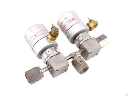 Fujikin n.c. o.p. 3.5-5kgf 0.34-0.49mpa 316l pneumatic dual diaphragm valve #1 for sale