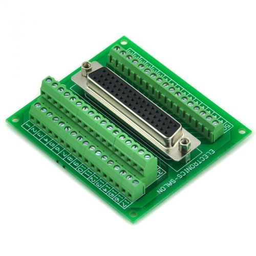 D-sub db50 female header breakout board, terminal block, connector. for sale