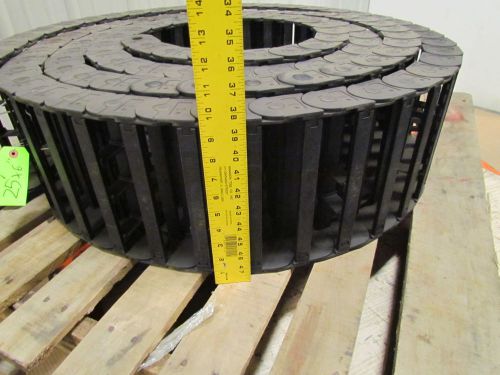 Cable/hose carrier 200mm bend radius 225mmw x 45mmh window 64mm pitch 25&#039;-6&#034; l for sale
