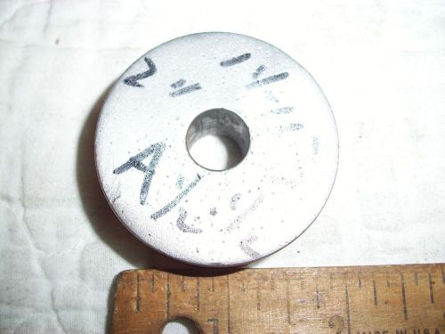 2&#034; diameter motor pulley pot metal or alloy 1/2&#034; bore 3/8&#034; belts internal screw for sale