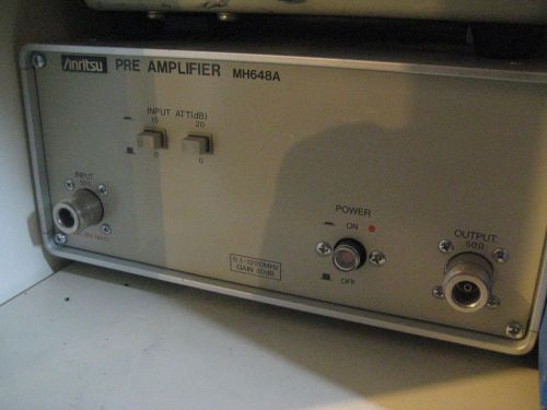 Anritsu Pre Amplifier MH648A 0.1-1200Mhz Made in Japan