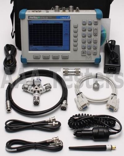 Anritsu cellmaster mt8212b cable antenna &amp; base station analyzer w/ gps mt8212 for sale