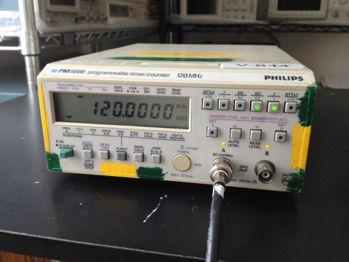 Philips / fluke pm 6666 programmable timer/counter 120mhz, fully tested for sale
