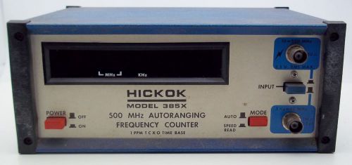Vintage HICKOK Model 385X Autoranging Frequency Counter 500 MHz