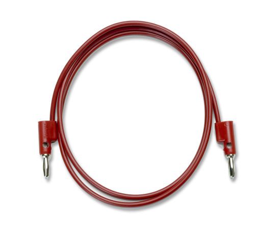 Pomona Stacking Banana Plug Patch Cord, Red, 36&#034; OAL
