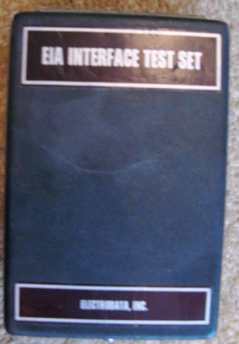 Electrodata ITS-1, Inc EIA Interface Monitor BREAKOUT BOX Made in USA Test set