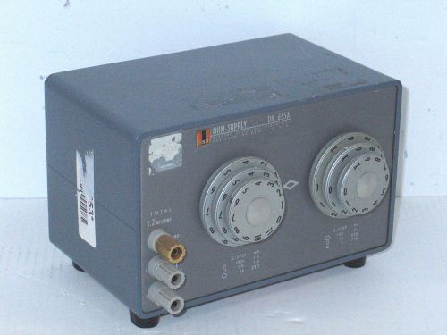 Esi ohm-supply db 655a decade resistance box for sale