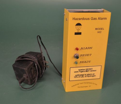 Hazardous Gas Alarm Model HIC 821 Industrial Test Equipment Co Firgaro Detector