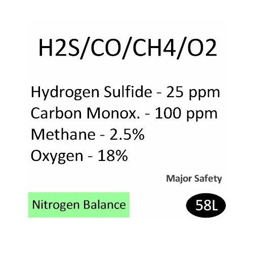 Calgaz air liquide honeywell bw calibration gas - cg-q58-4 - 8a310073 for sale