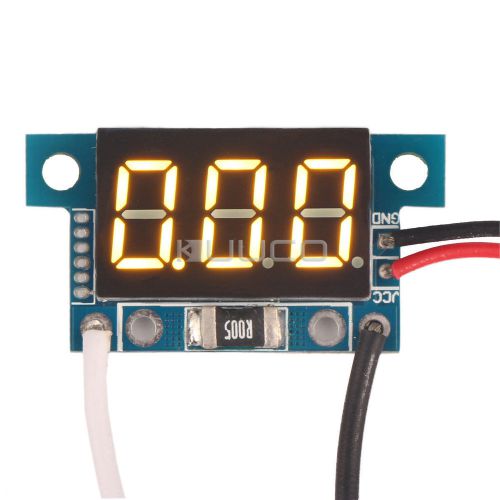 0-10A Digital Amp Meter Current Monitoring Gauges Yellow LED Panel ammeter 12V
