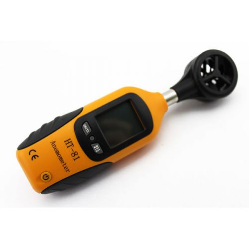 XINTEST HT-81 Wind Speed Measurer Gauge LCD Thermometer Anemometer Tester Meter