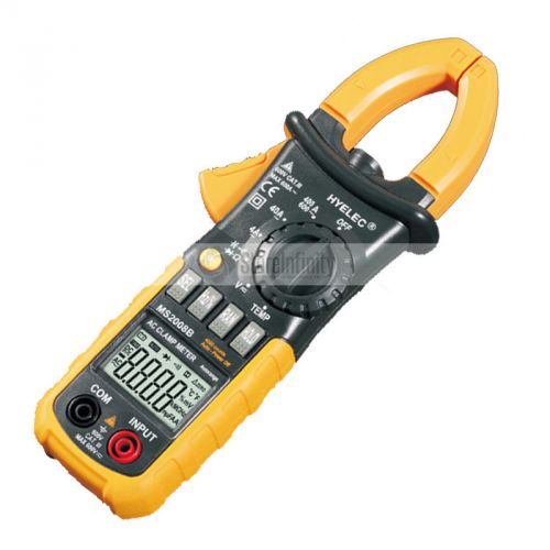 Hyelec ms2008b digital ac clamp meter 4000counts ac/dc voltage auto manual range for sale