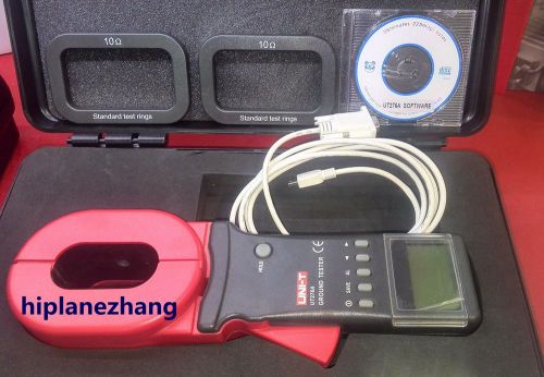 Earth ground resistance clamp ohmmeter tester 0-1200 ohm data storage rs232 276a for sale