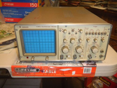 Gould OS-255 OS255 15MHz Oscilloscope  OS 255